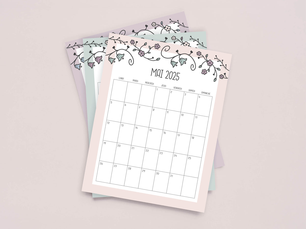calendrier 2025