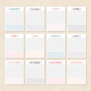 calendrier 2026 à imprimer