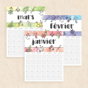 calendrier 2027 à imprimer