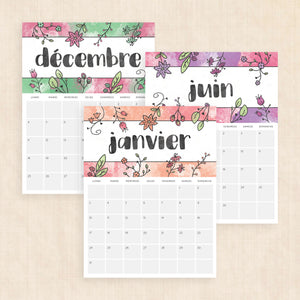 calendrier 2028 à imprimer