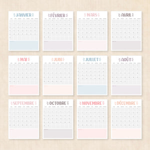 calendrier 2028 à imprimer