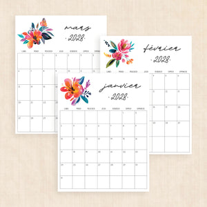 calendrier 2028 à imprimer