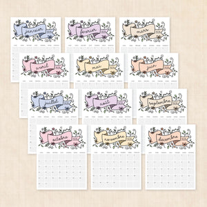 calendrier 2028 à imprimer