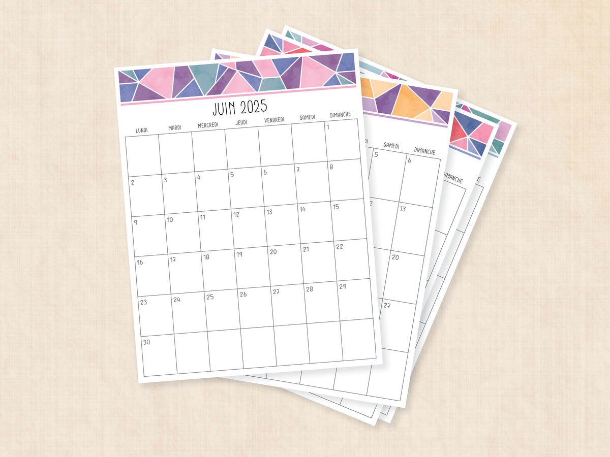 calendrier juin 2025