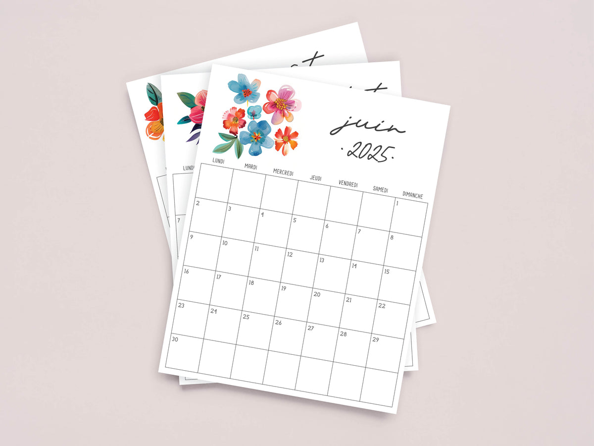 calendrier juin 2025