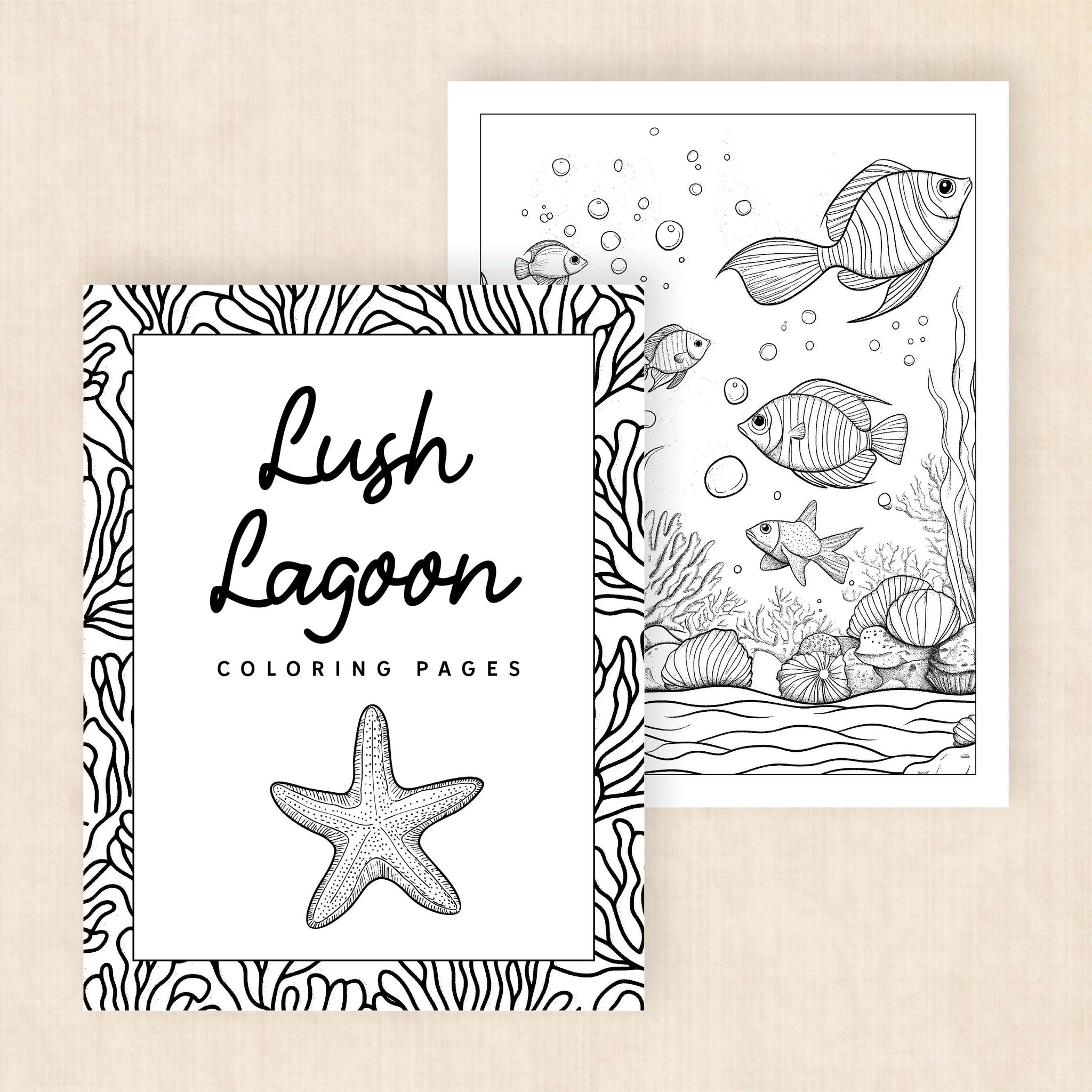 Cute Coloring Pages · Lush Lagoon