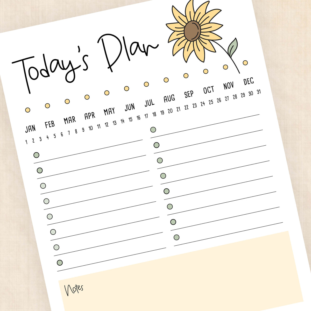 cute printable planner