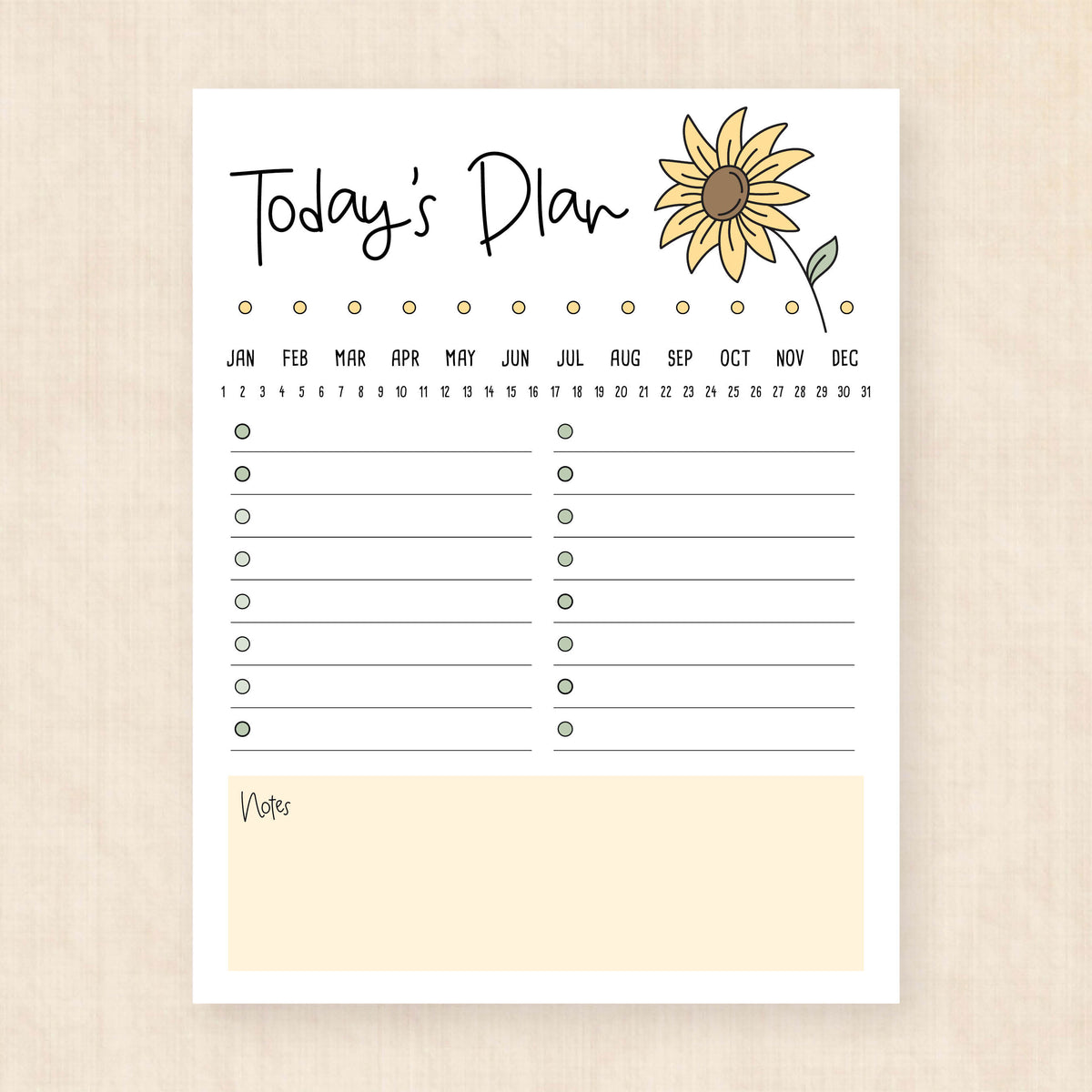 cute printable planner