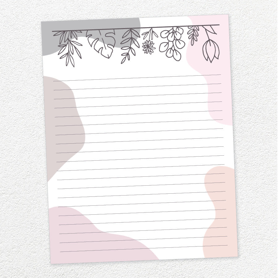 Printable Stationery · Tidy Plans