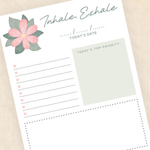 daily priority planner