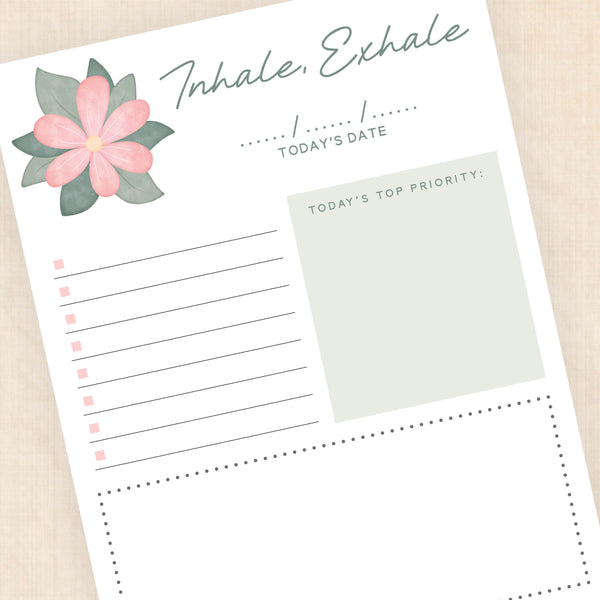 daily priority planner