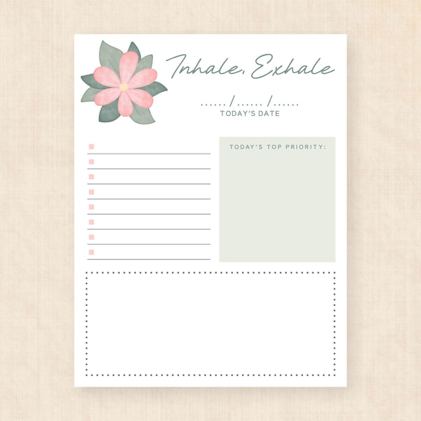 daily priority planner