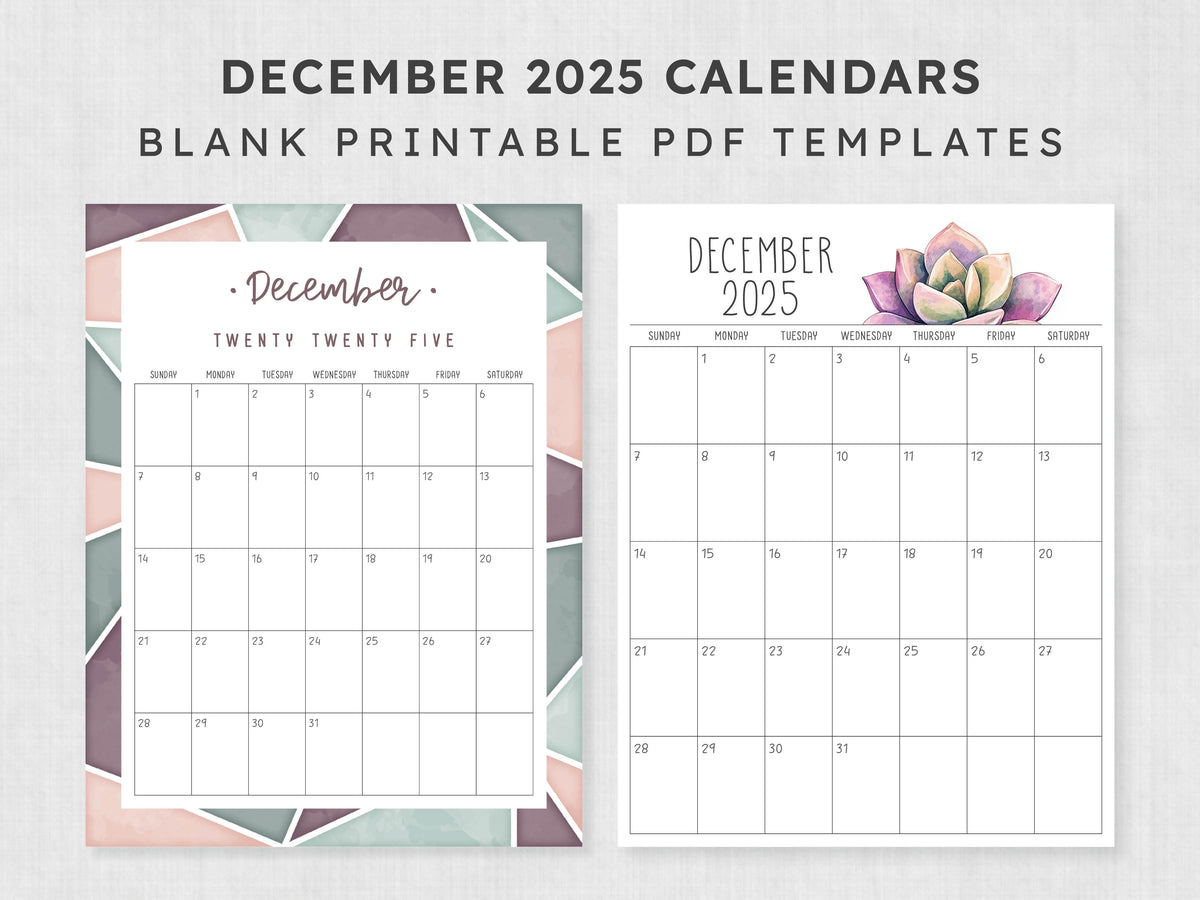 december 2025 calendar