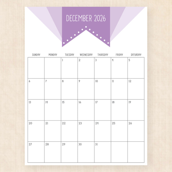 december 2026 calendar superhero soul