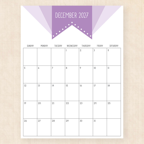 december 2027 calendar superhero soul
