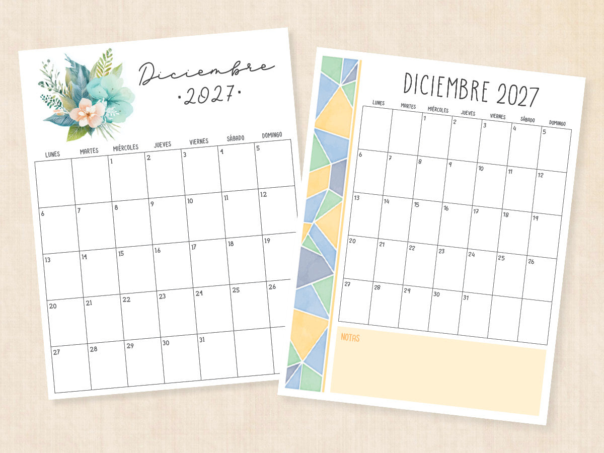 diciembre 2027 calendario pdf