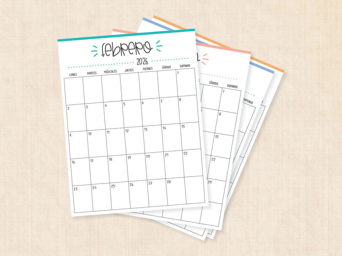 febrero 2026 calendario