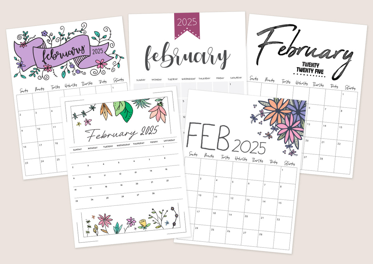 printable 2025 calendar