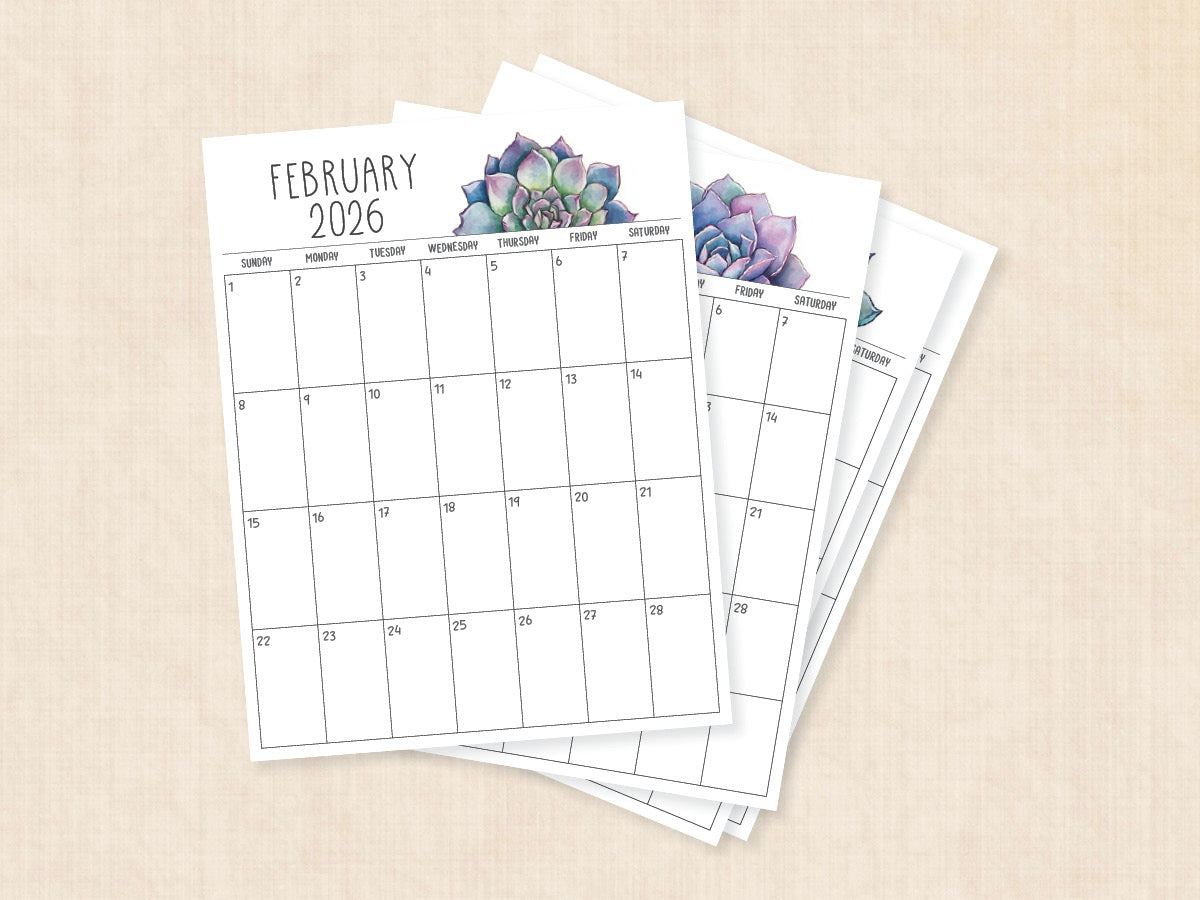 february 2026 calendar printable