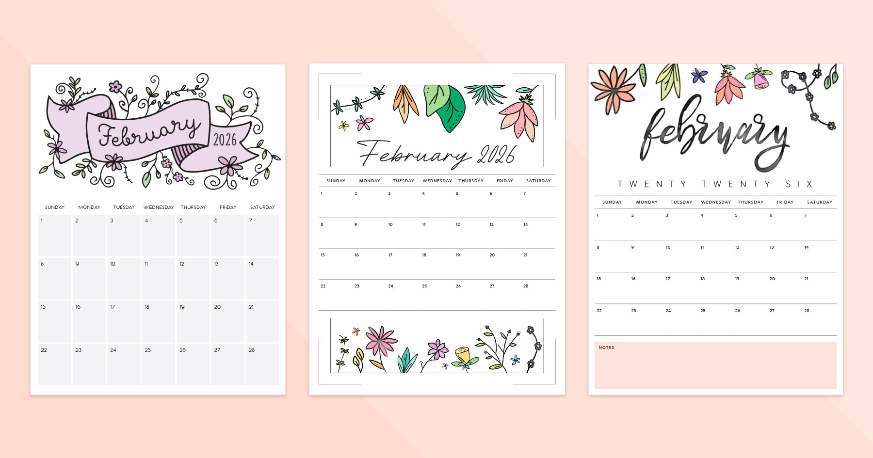 february 2026 calendar