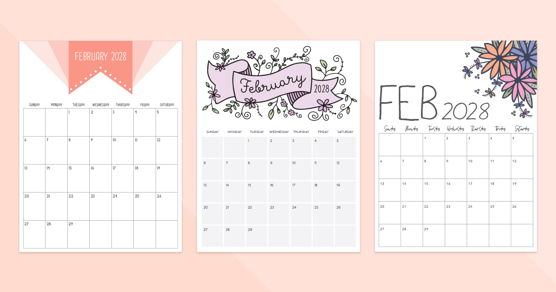 february 2028 calendar