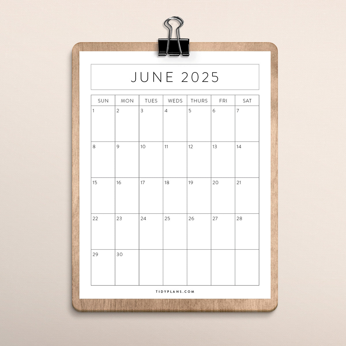 Printable 2025 Calendar