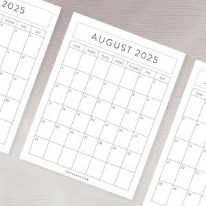 Printable 2025 Calendar