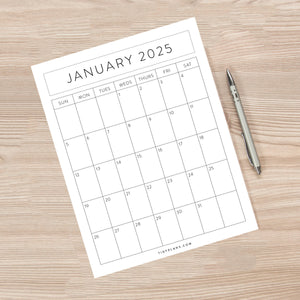 Printable 2025 Calendar