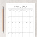 Load image into Gallery viewer, Printable 2025 Calendar
