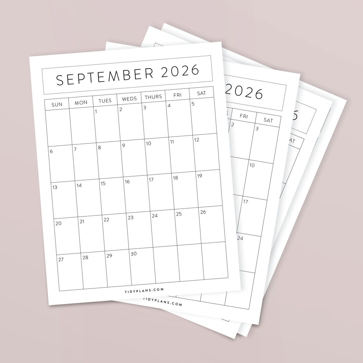 2026 Calendar