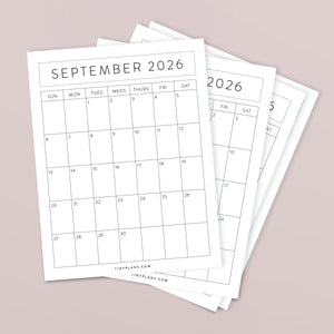 2026 Calendar
