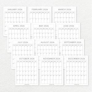 2026 Calendar