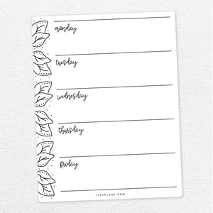 Printable Weekly Planner