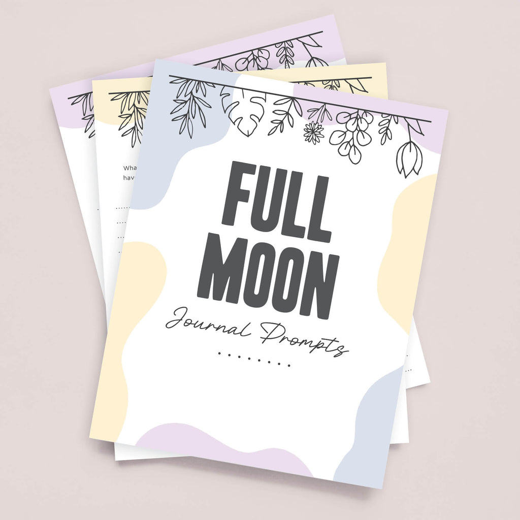 full moon journal prompts