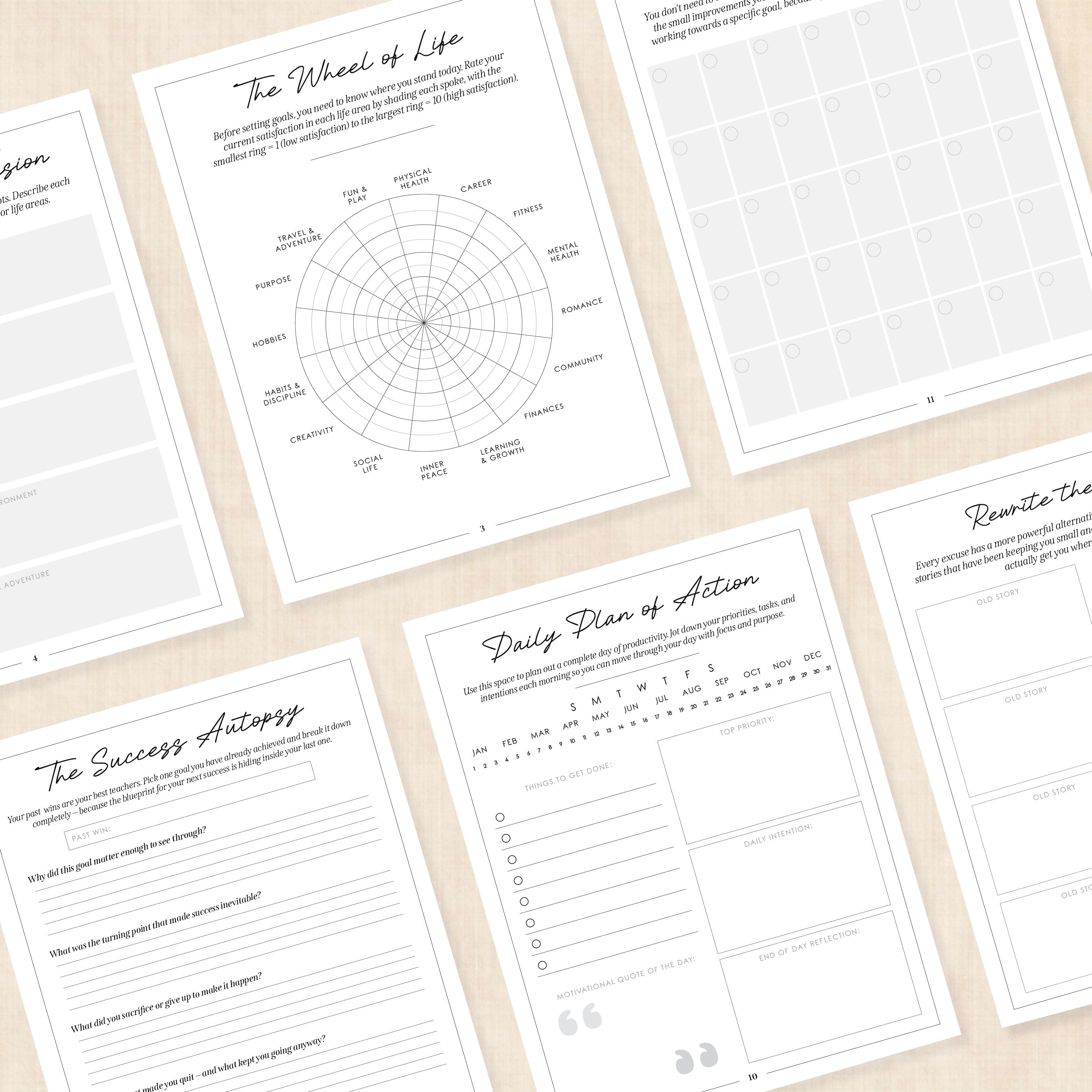 Success Blueprint: Goal Setting PDF Workbook