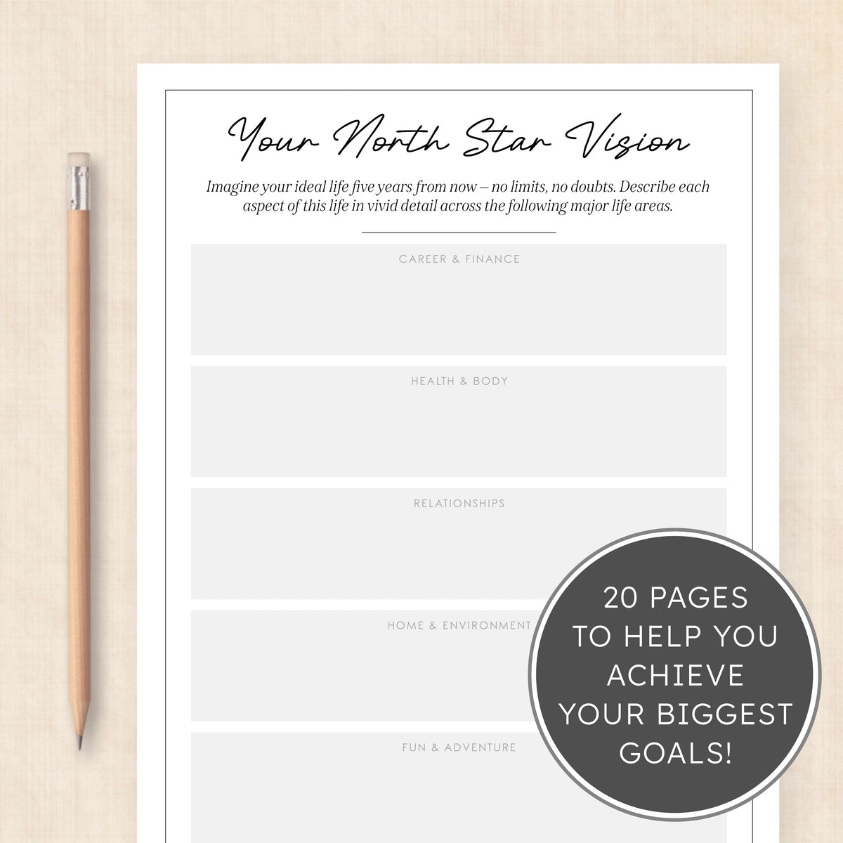 goal setting template