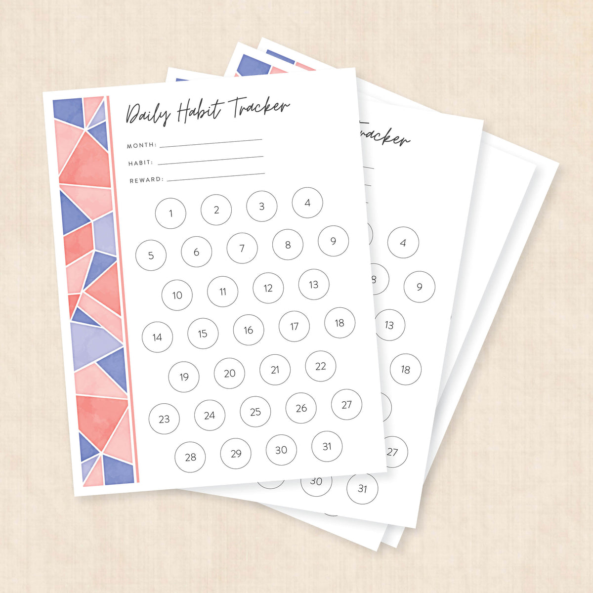 habit tracker template