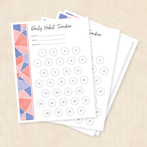 habit tracker template