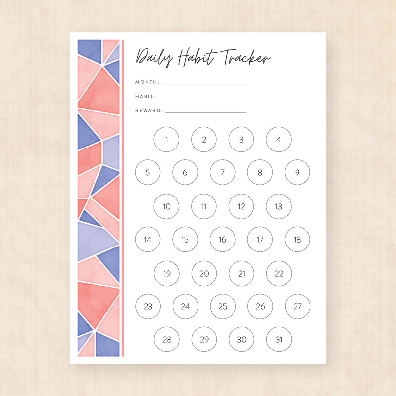 habit tracker template