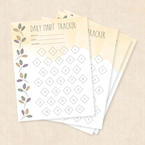 habit tracker template