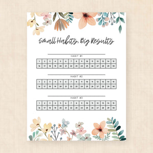 habit tracker template