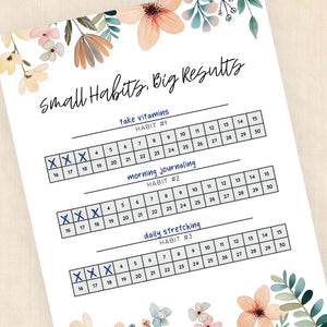 habit tracker template