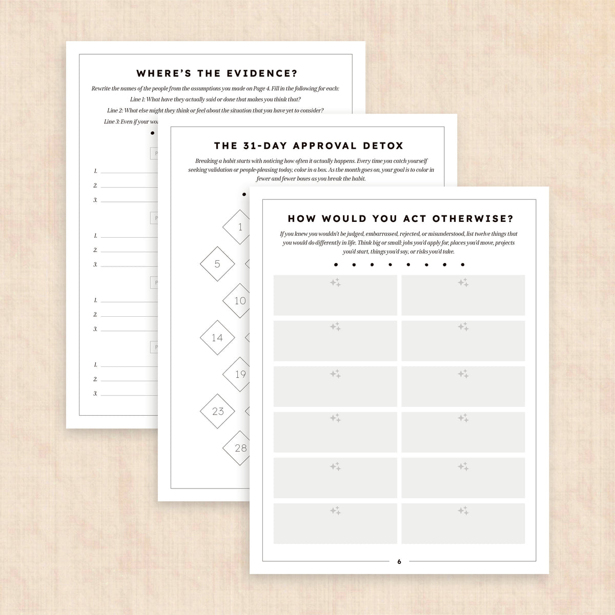 how to stop caring what people think pdf worksheet