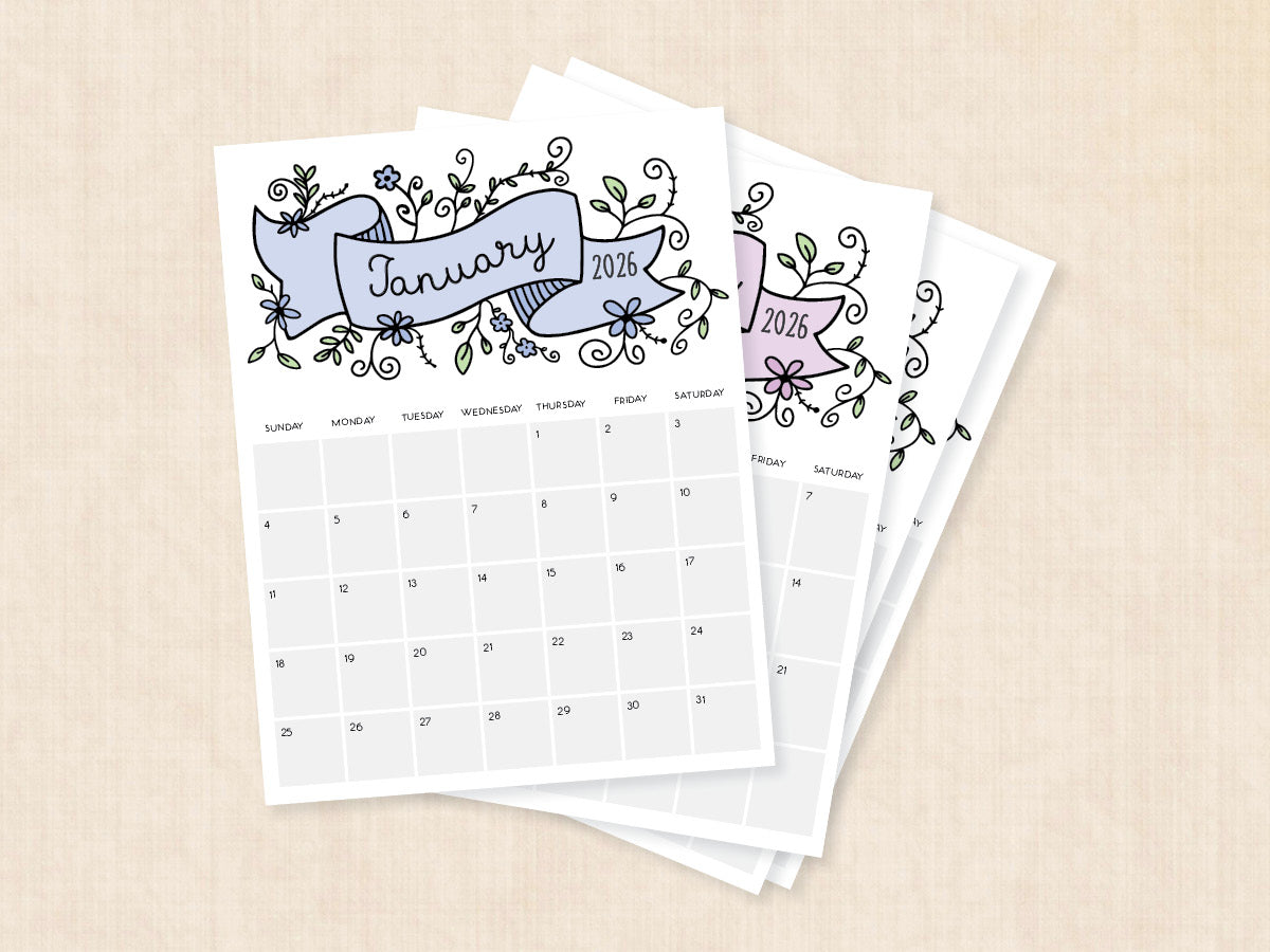 january 2026 calendar printable