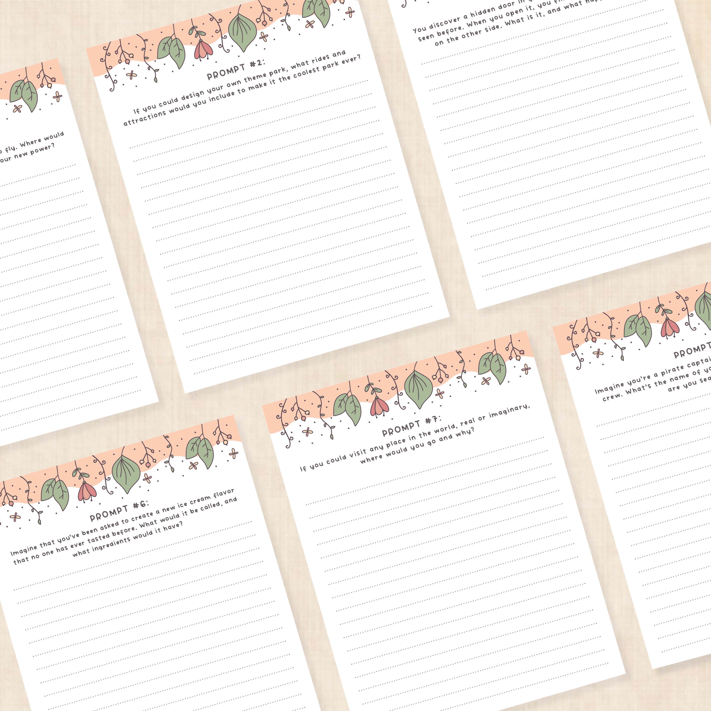 journal prompts for kids