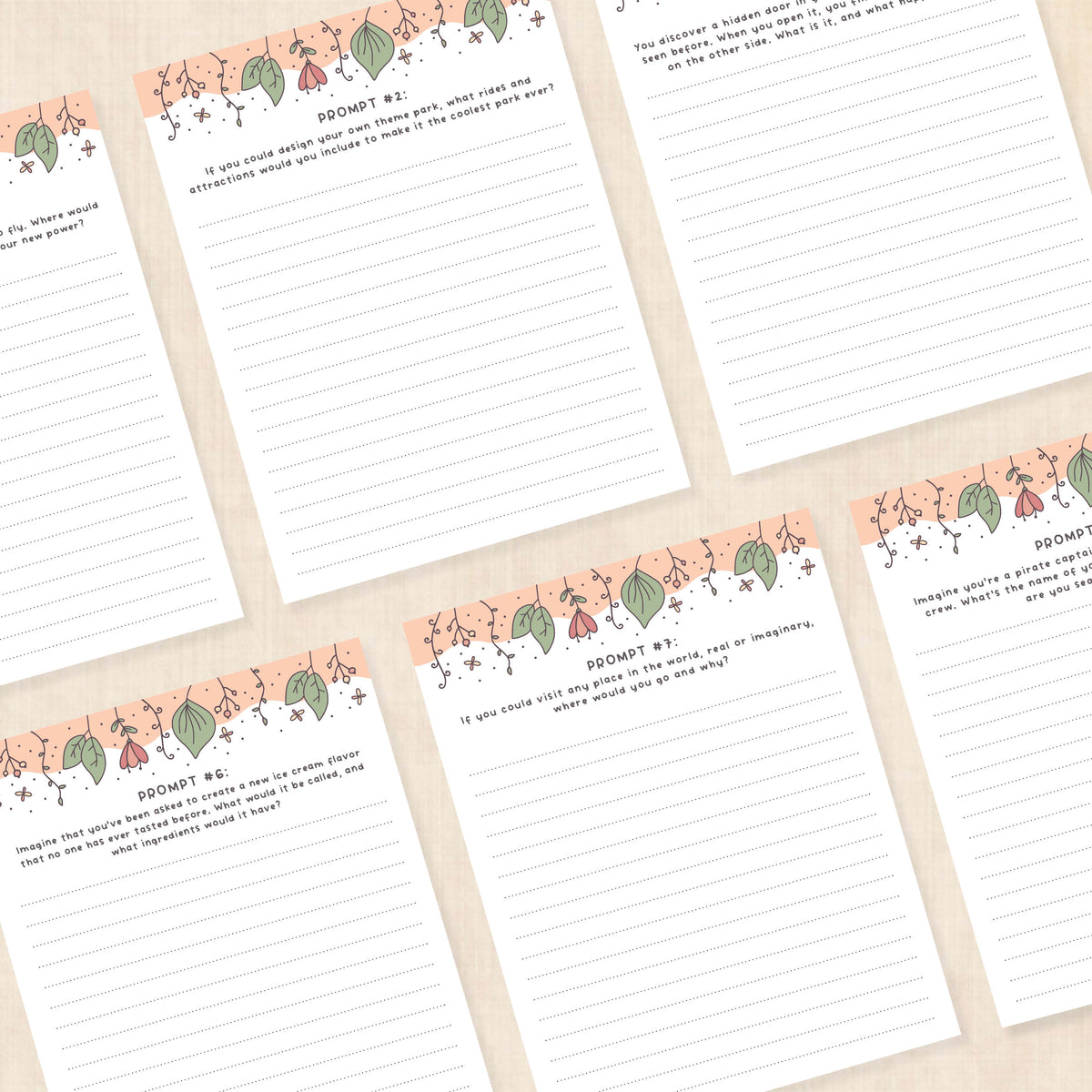 journal prompts for kids