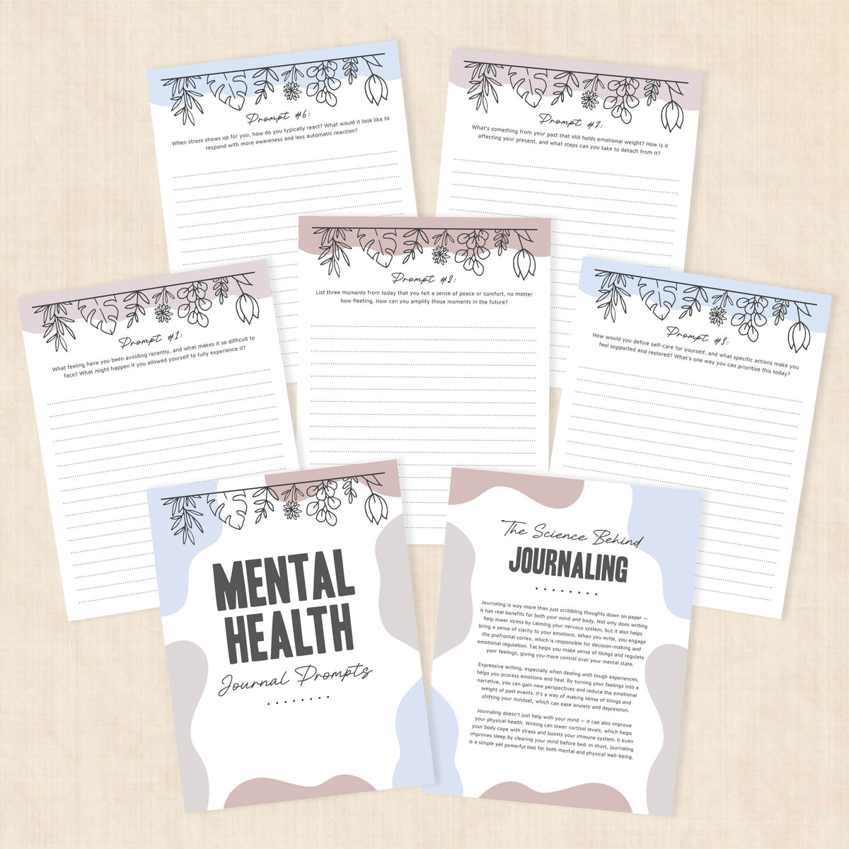 journal prompts for mental health