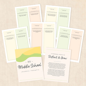 Journal Prompts for Middle School