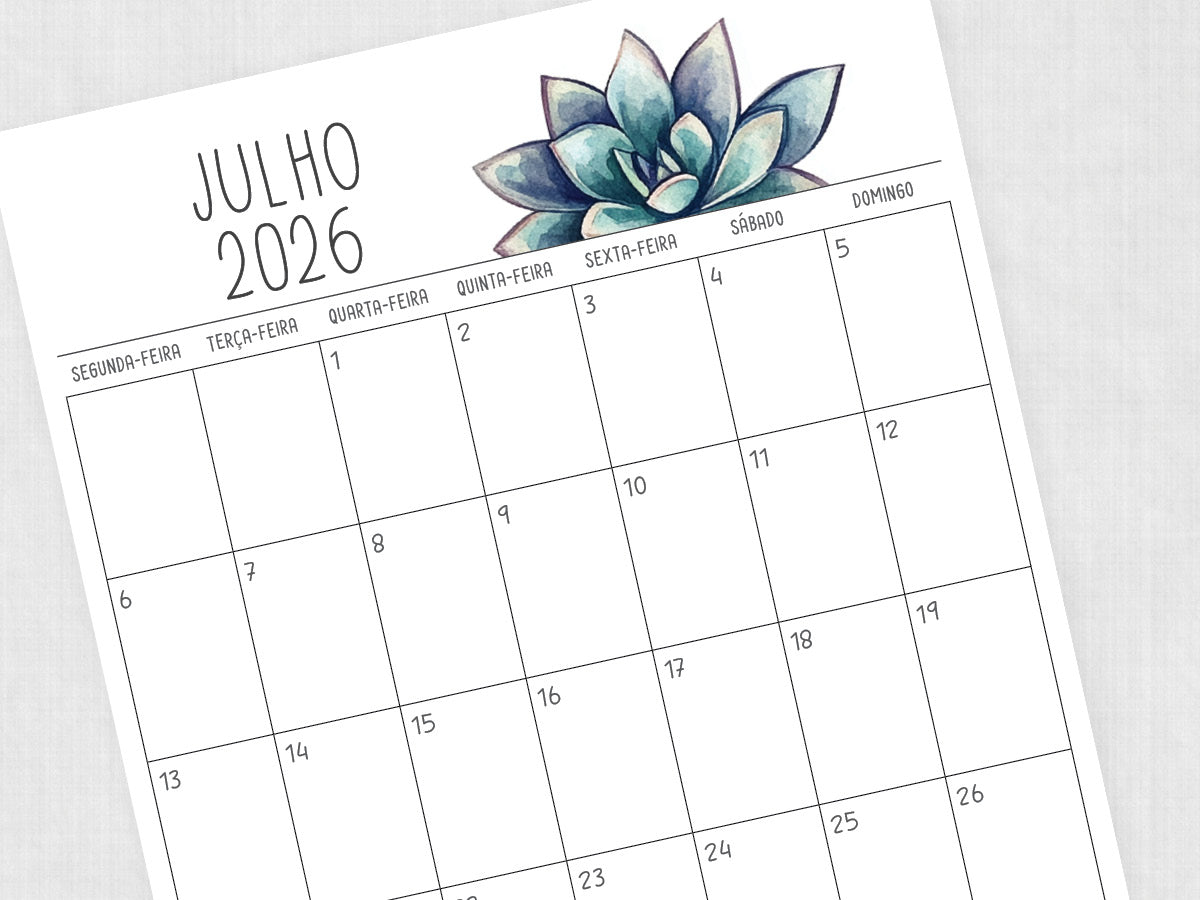 julho 2026 agenda
