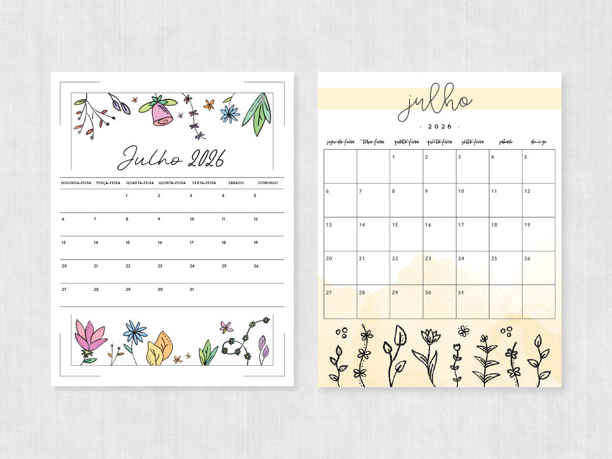 julho 2026 calendário pdf